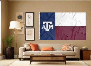 Texas A&M University - State of Texas Style 3x5 Flag