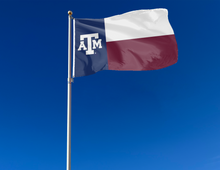 Load image into Gallery viewer, Texas A&amp;M University - State of Texas Style 3x5 Flag
