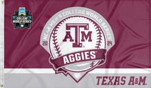 Load image into Gallery viewer, 3x5 Texas A&amp;M Baseball College World Series Flag
