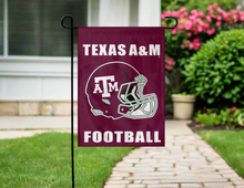 Load image into Gallery viewer, 13x18 Texas A&amp;M Football Garden Flag
