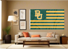 Load image into Gallery viewer, 3x5 Baylor Flag with BU National Logo
