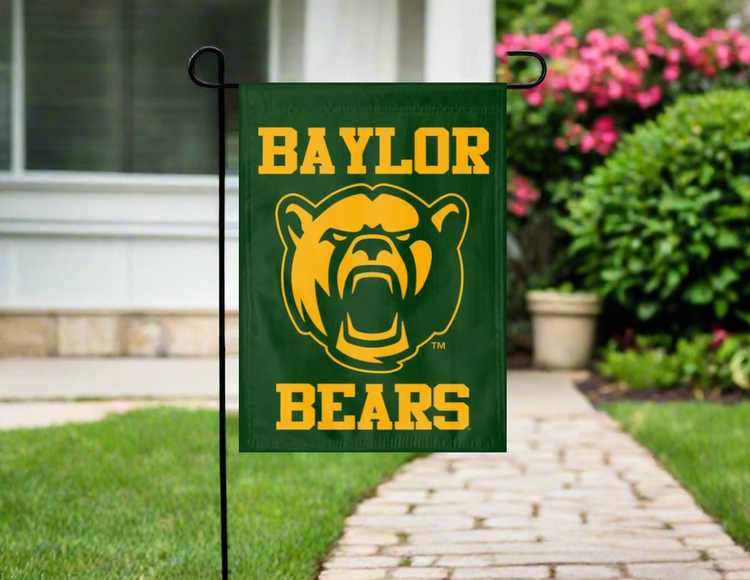 Baylor University Garden Flag with Sic 'Em Bears Logo