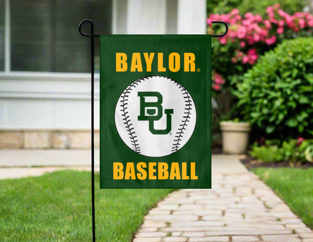 13x18 Baylor Baseball Garden Flag