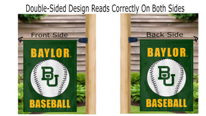 13x18 Baylor Baseball Garden Flag