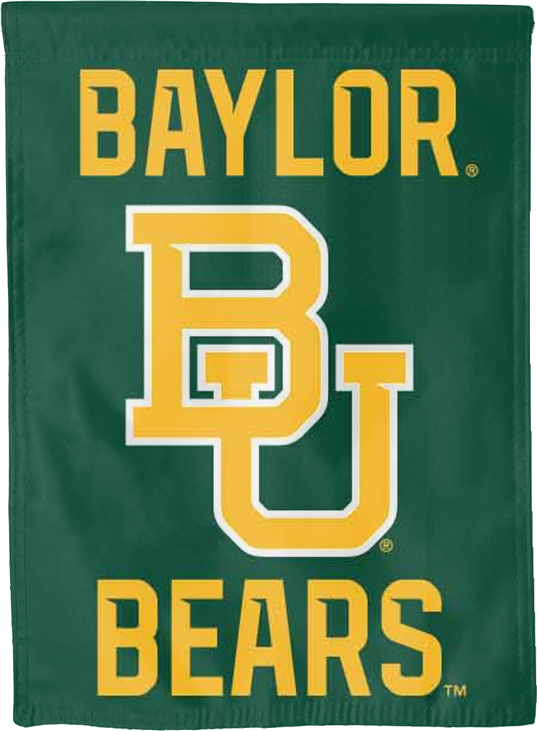 Baylor House Flag with Baylor BU Bears Logo