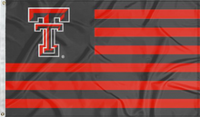 Load image into Gallery viewer, 3x5 USA Flag Style Texas Tech Flag
