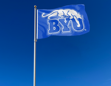 Load image into Gallery viewer, BYU - Cougar Blue 3x5 Flag
