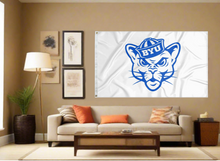 Load image into Gallery viewer, BYU - Sailor Cougar White 3x5 Flag

