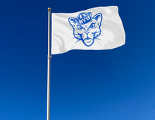 Load image into Gallery viewer, BYU - Sailor Cougar White 3x5 Flag
