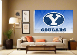 BYU - Cougars Gradient 3x5 Flag