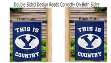 Load image into Gallery viewer, BYU - This Is BYU Country Garden Flag
