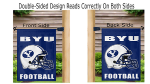 BYU - Football Garden Flag