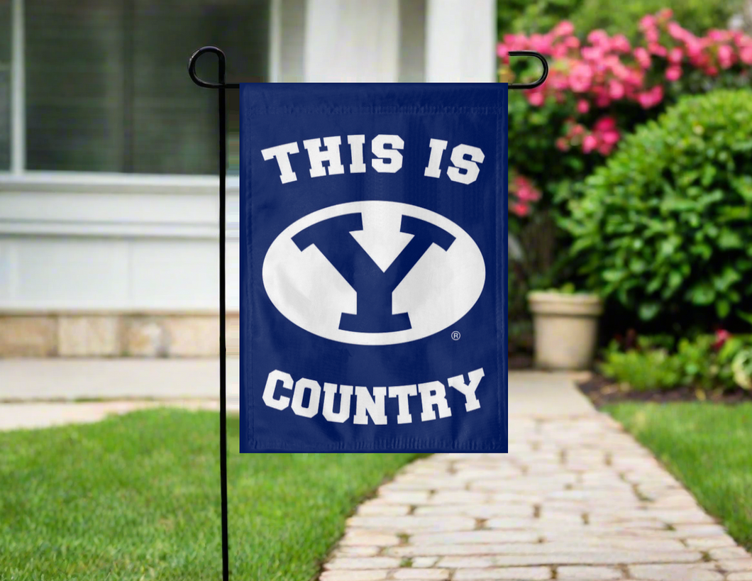 BYU - This Is BYU Country Garden Flag