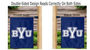 BYU - Brigham Young University Blue Garden Flag
