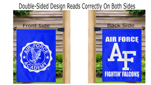Air Force Academy - Blue Fightin' Falcons & Seal Garden Flag