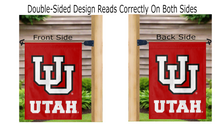 Load image into Gallery viewer, University of Utah - UU Utah Garden Flag
