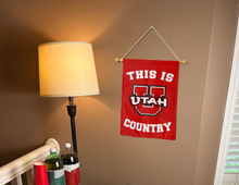 Load image into Gallery viewer, University of Utah - This Is Utah Utes Country Garden Flag
