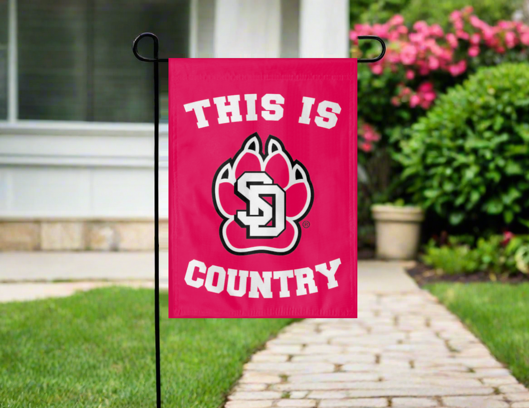 University of South Dakota - This Is South Dakota Coyotes Country Garden Flag