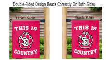 Load image into Gallery viewer, University of South Dakota - This Is South Dakota Coyotes Country Garden Flag
