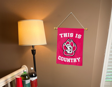 Load image into Gallery viewer, University of South Dakota - This Is South Dakota Coyotes Country Garden Flag

