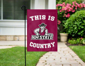 New Mexico State University - This Is New Mexico State University Aggies Country Garden Flag