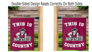New Mexico State University - This Is New Mexico State University Aggies Country Garden Flag