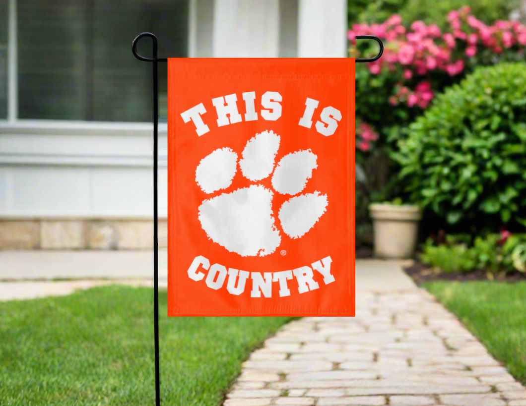 Clemson University - This Is Clemson University Tigers Country Garden Flag