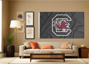 University of South Carolina - Gamecocks Black 3x5 Flag