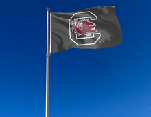 Load image into Gallery viewer, University of South Carolina - Gamecocks Black 3x5 Flag

