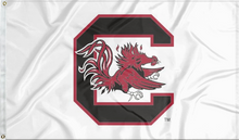 Load image into Gallery viewer, University of South Carolina - Gamecocks White 3x5 Flag
