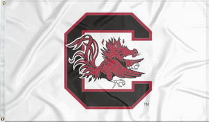 University of South Carolina - Gamecocks White 3x5 Flag