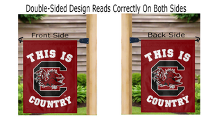 University of South Carolina - This Is University of South Carolina Gamecocks Country Garden Flag
