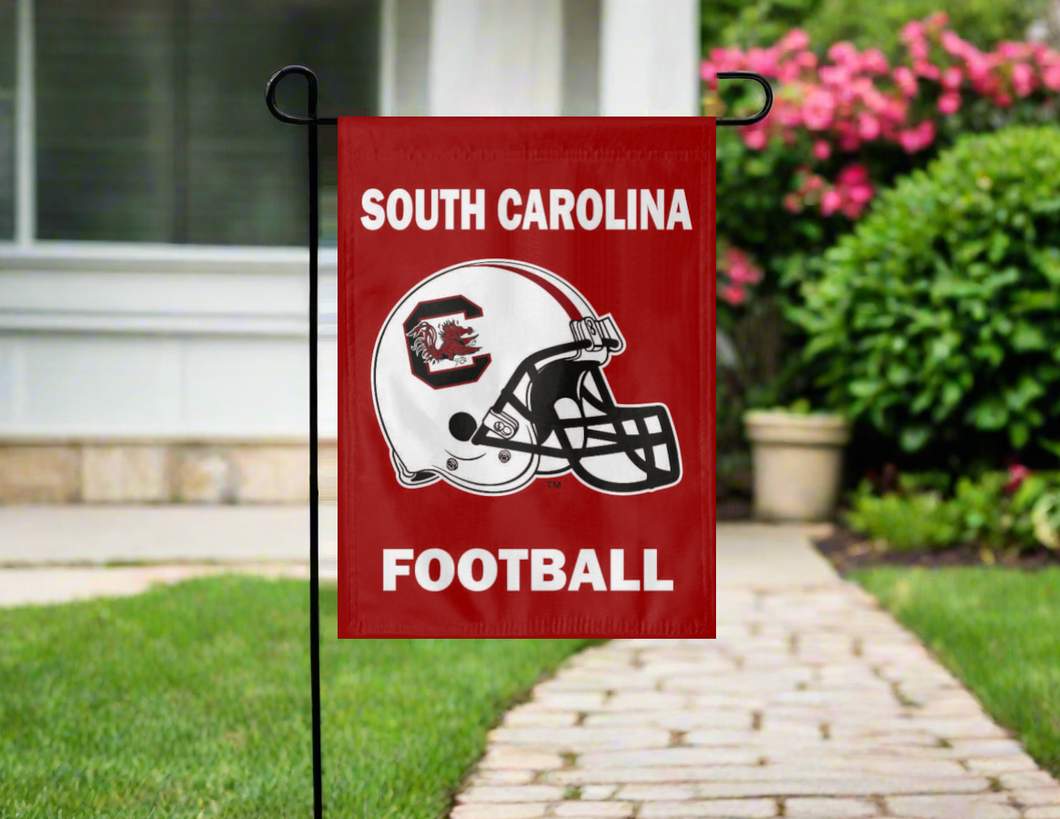 University of South Carolina - Football Garden Flag