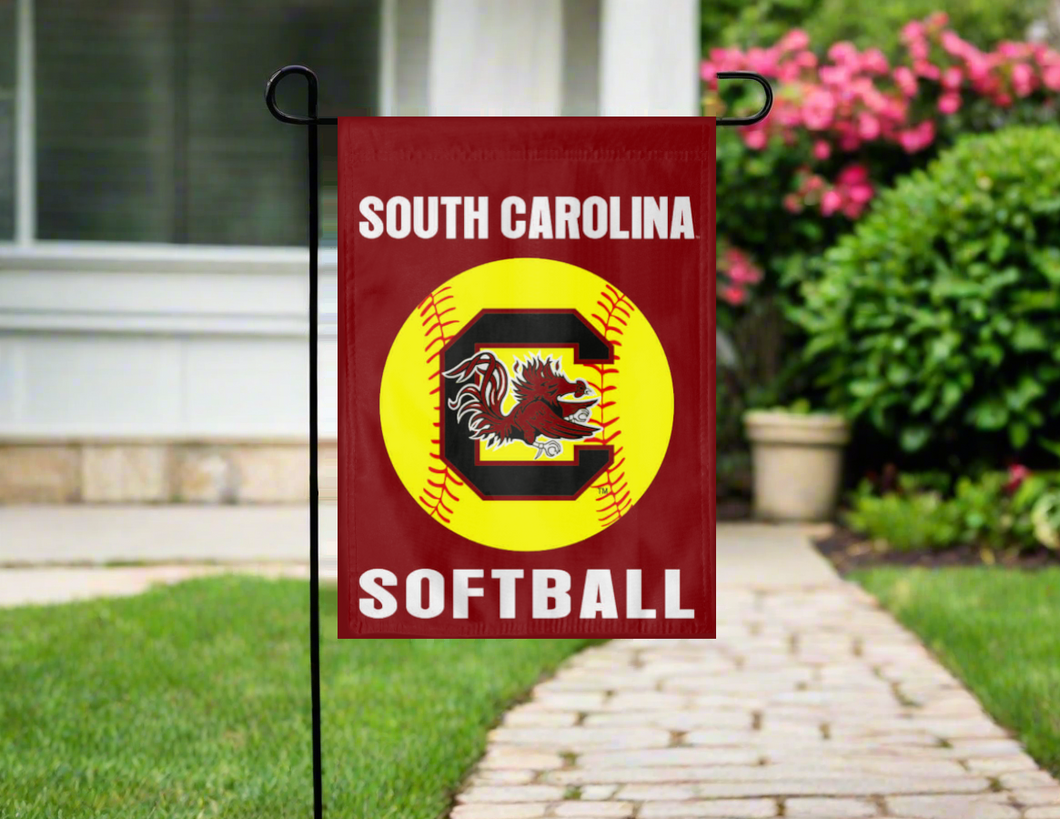 University of South Carolina - Softball Garden Flag