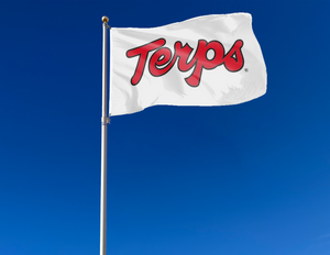 University of Maryland - Terps White 3x5 Flag
