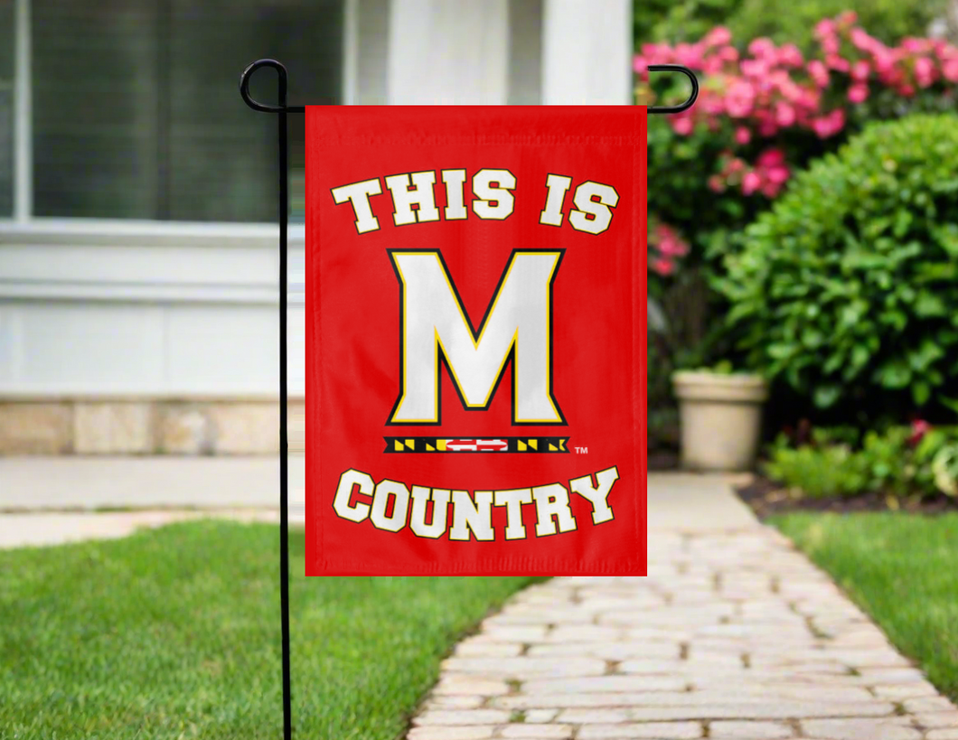 University of Maryland - This Is Maryland Country Garden Flag