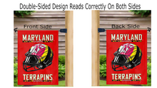 Load image into Gallery viewer, University of Maryland - Football Garden Flag
