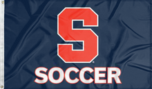 Load image into Gallery viewer, Syracuse University - Soccer 3x5 Flag

