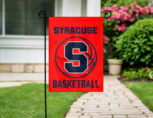 Load image into Gallery viewer, Syracuse Basketball Logo Garden Flag
