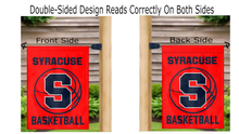 Load image into Gallery viewer, Syracuse Basketball Logo Garden Flag
