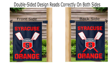 Load image into Gallery viewer, Syracuse University - Rowing Garden Flag
