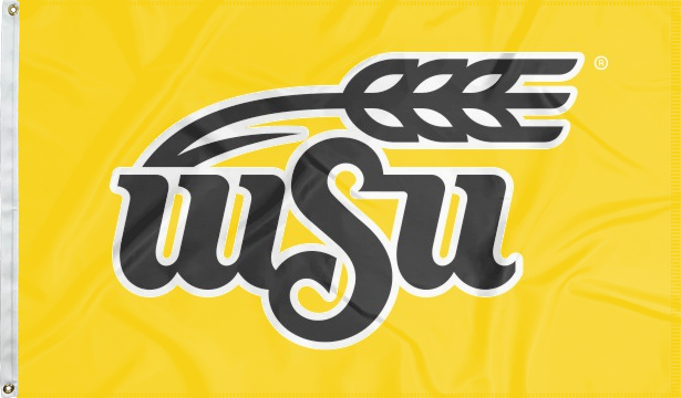 Wichita State University - WSU Gold 3x5 Flag