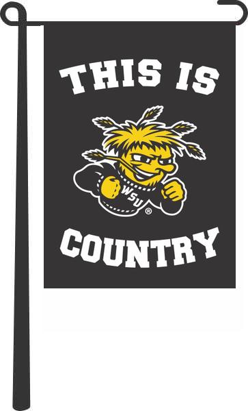 Wichita State University - This Is Wichita State University Shockers Country Garden Flag