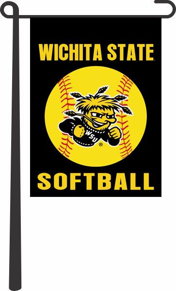 Wichita State University - Shockers Softball Garden Flag