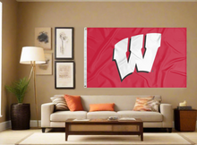 Load image into Gallery viewer, University of Wisconsin - Badgers 3x5 Flag

