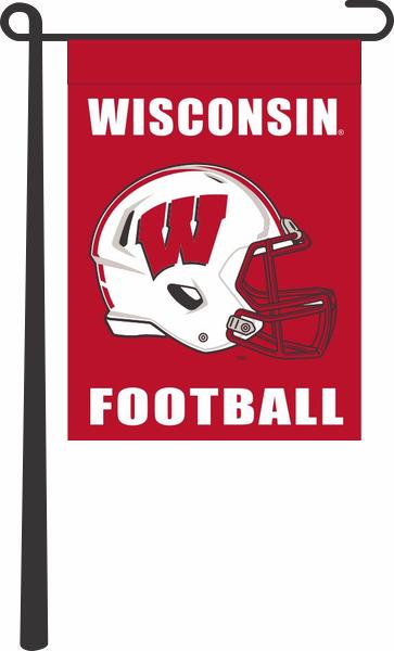 University of Wisconsin - Badgers Football Garden Flag