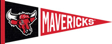 Load image into Gallery viewer, Black and Red UNO Mavericks Pennant
