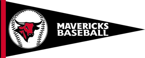 Black 12x30 UNO Baseball Pennant