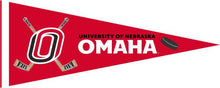 Load image into Gallery viewer, Red UNO Mavericks Hockey Pennant

