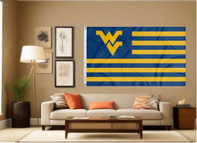 Load image into Gallery viewer, West Virginia University - Mountaineers National 3x5 Flag
